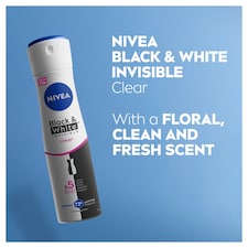 NIVEA Black & White Original Anti-Perspirant Deodorant Spray 150ml thumbnail 3