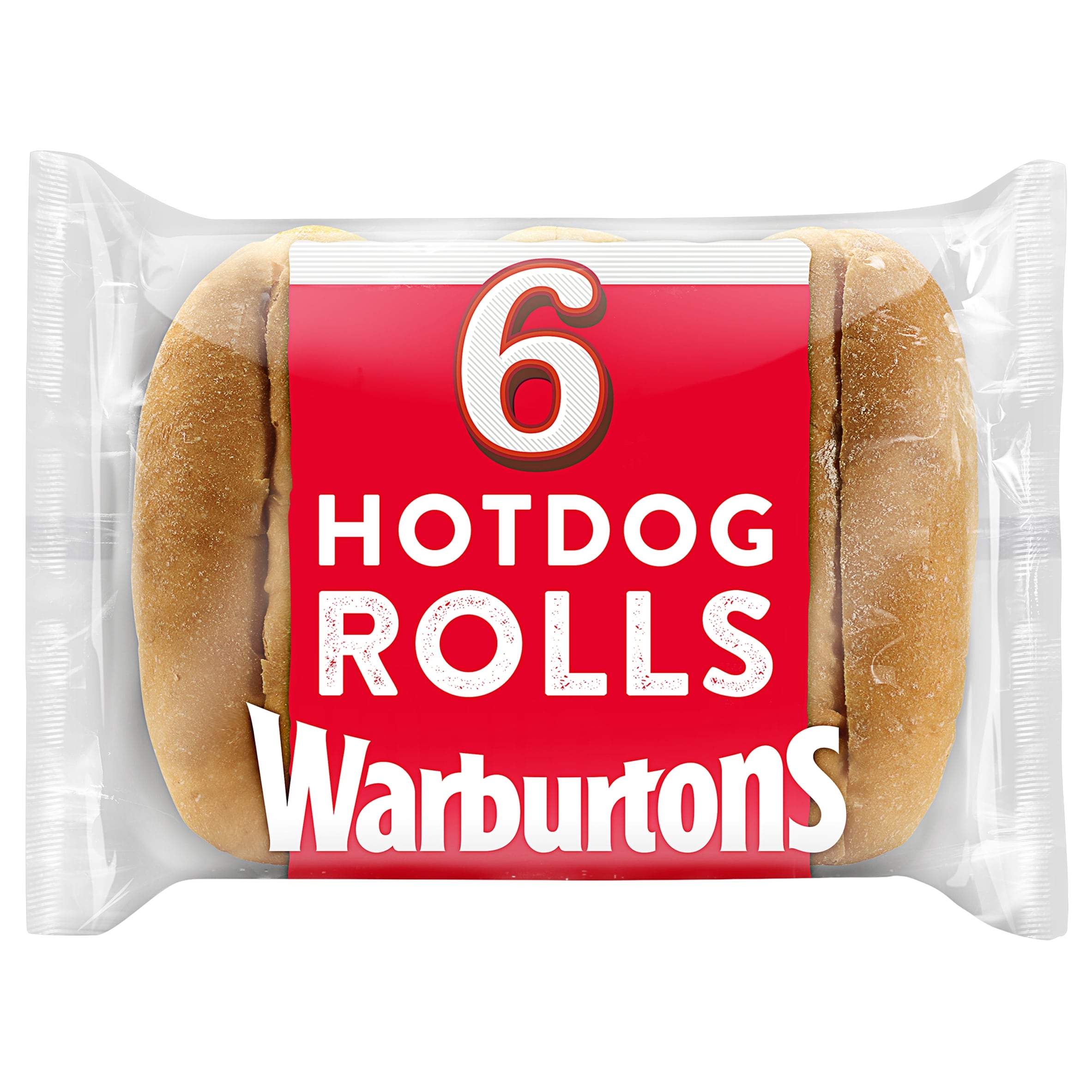 Warburtons Hot Dog Rolls 6 Pack Sliced thumbnail 2