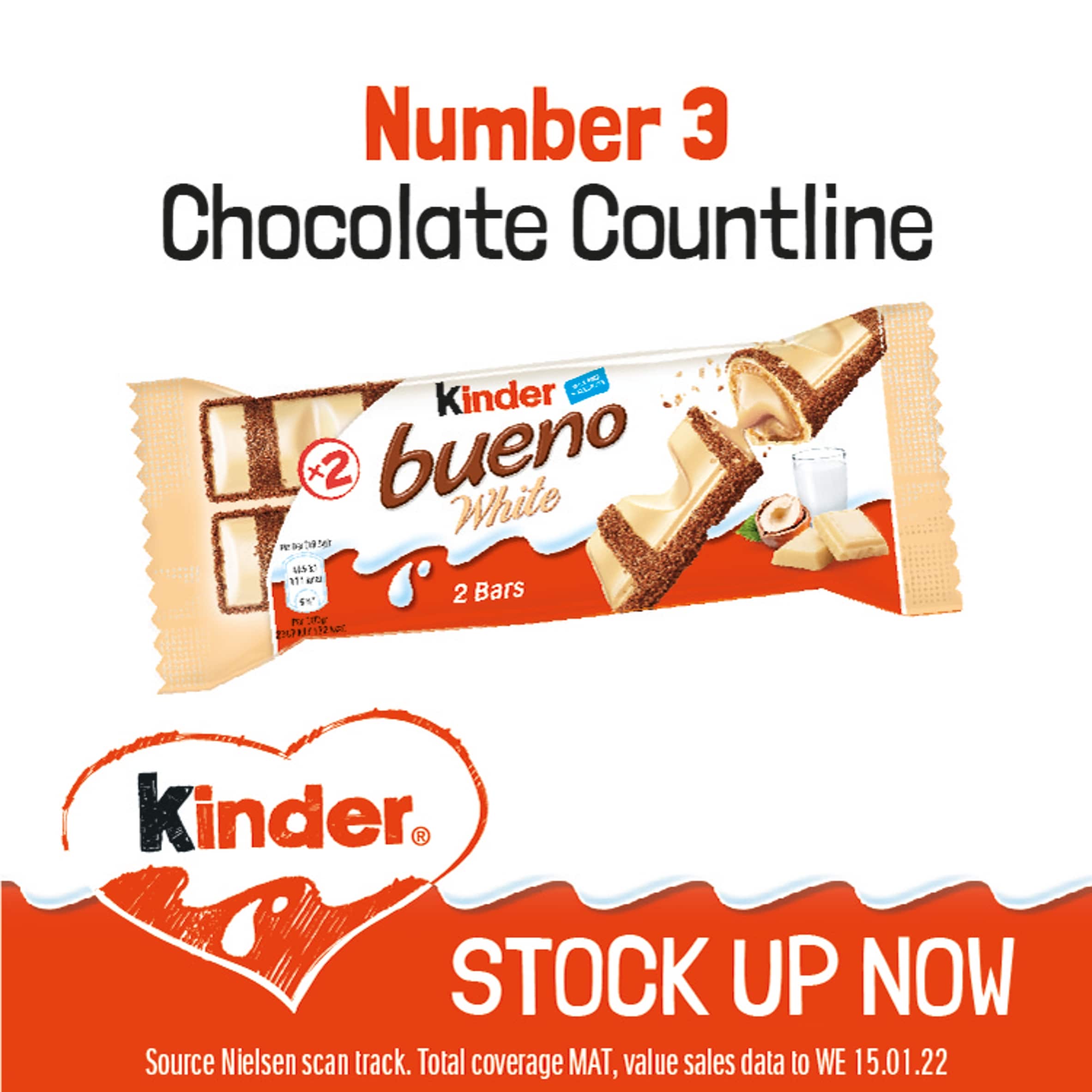 Kinder Bueno White 39G thumbnail 3