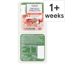 Tesco Smoked Pancetta 2 X 65G