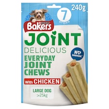 BAKERS Joint Delicious Large Chicken Dog Chews 240g