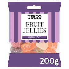 Tesco Fruit Jellies Sweets 200G