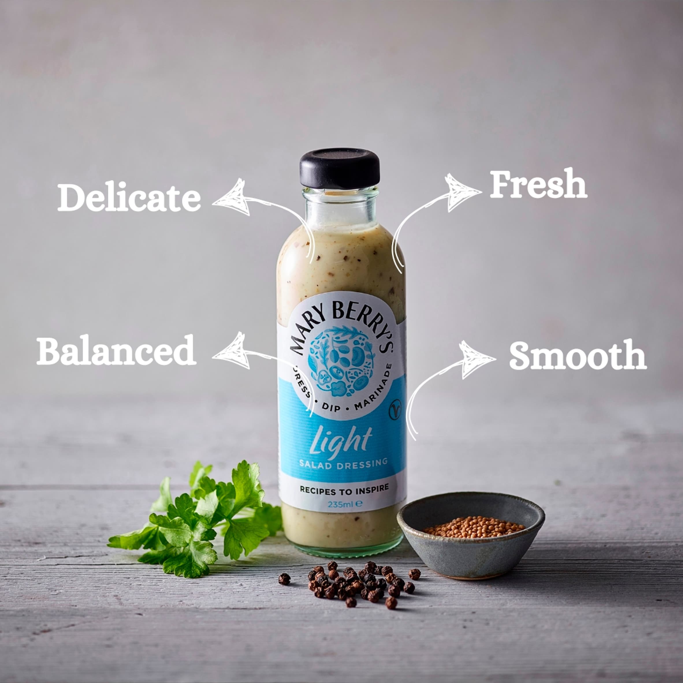 Mary Berrys Light Salad Dressing 235Ml thumbnail 2