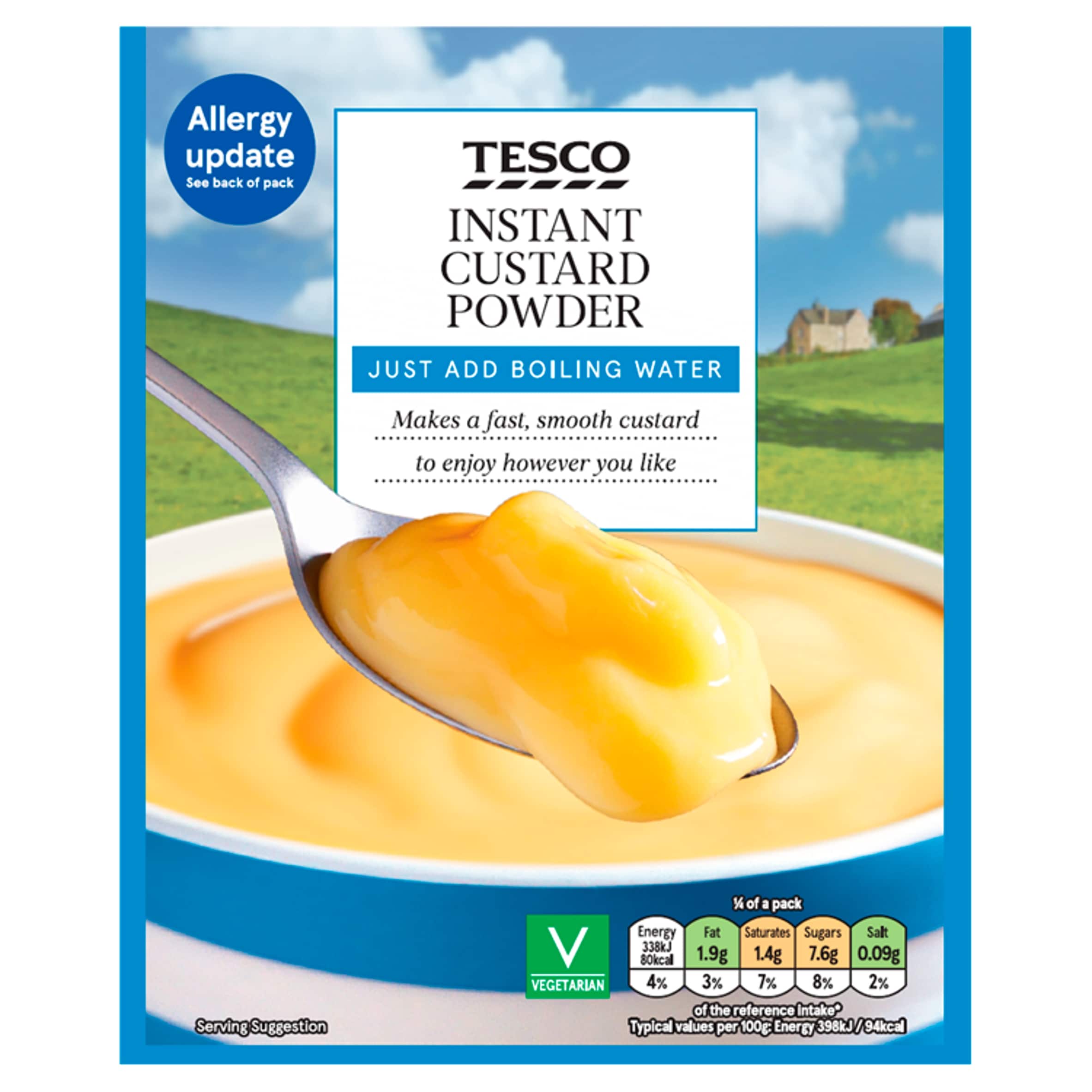 Tesco Instant Custard Mix 76G
