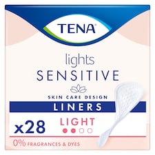 TENA Lights Light Incontinence Liners 28 pack