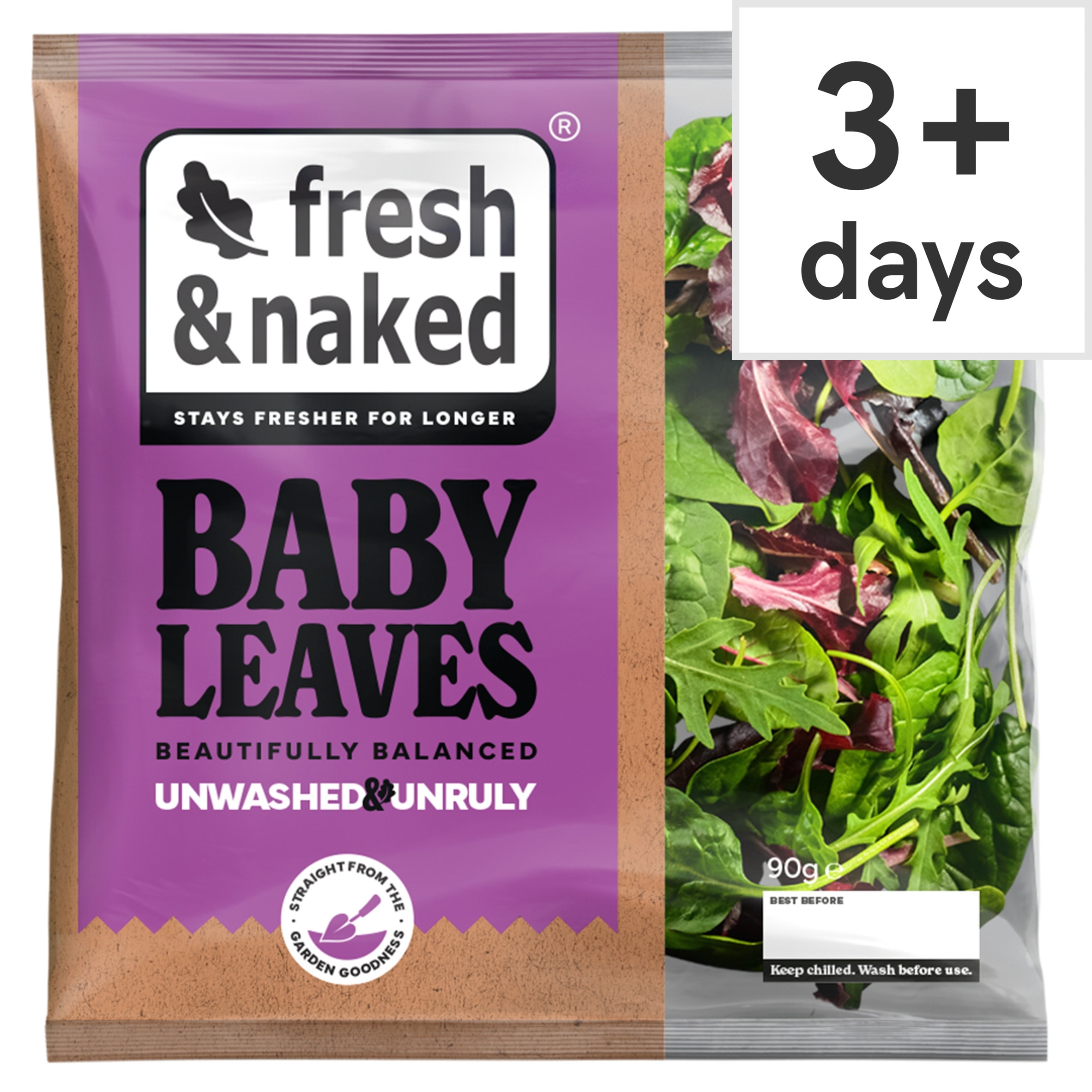 Fresh & Naked Mixed Little Leaves 90G
