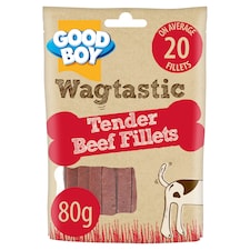 Good Boy Meat Treat Dog Beef Jerky 80G