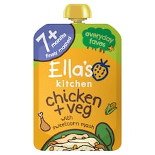 Ella's Kitchen Chicken & Sweetcorn Mash With Herbs 130G