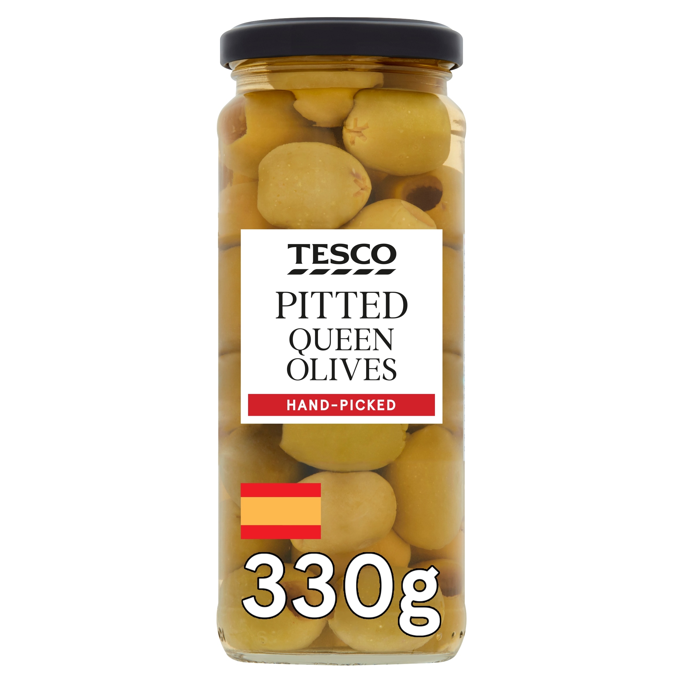 Tesco Pitted Queen Olives 340G