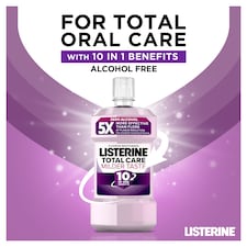 Listerine Total Care Milder Taste Zero Alcohol Mouthwash 500ml thumbnail 5