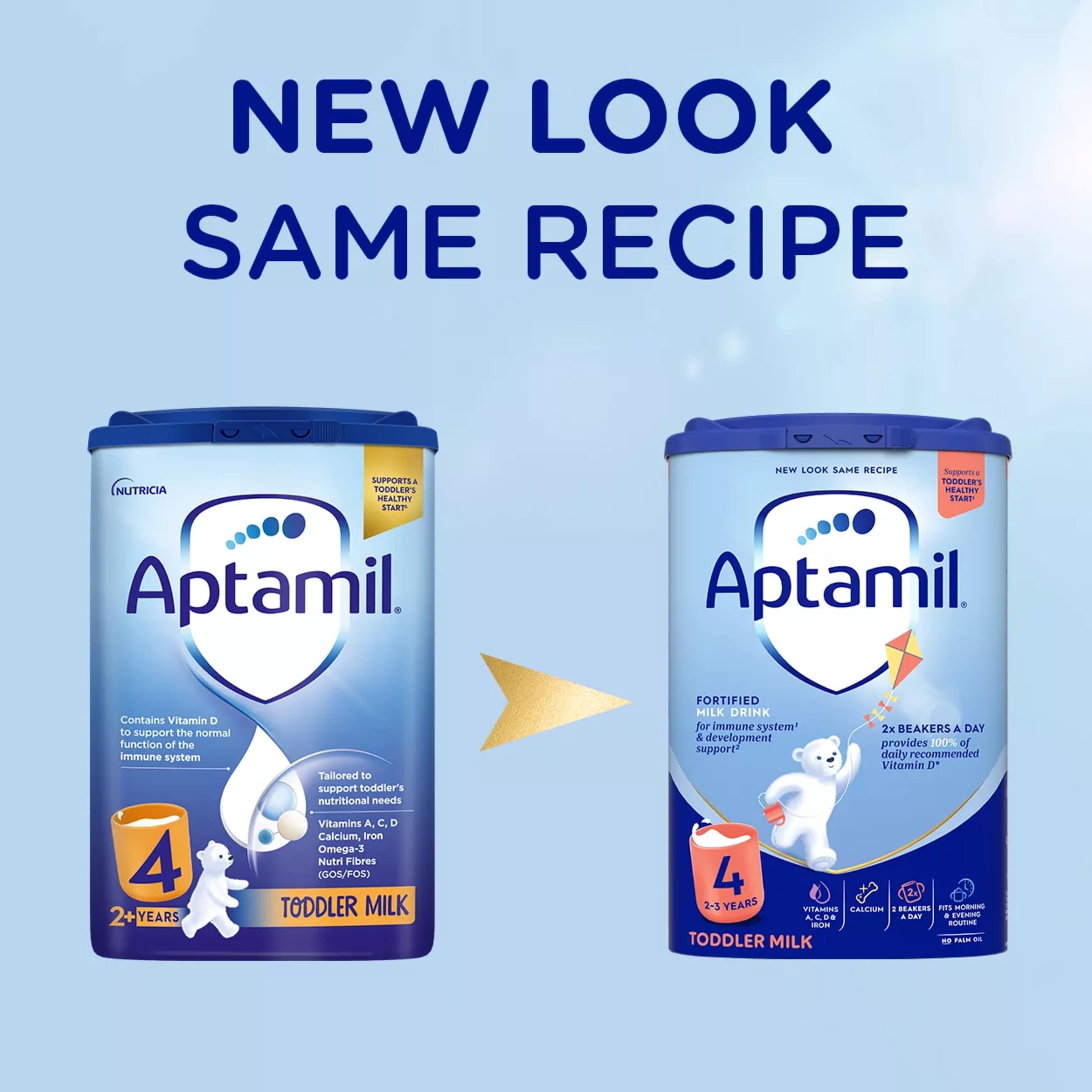 Aptamil 4 Toddler Milk Formula Powder Vanilla Flavoured 2+ Years 800g thumbnail 4