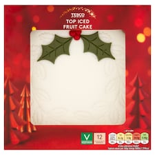 Tesco Top Iced Fruit Cake 907G