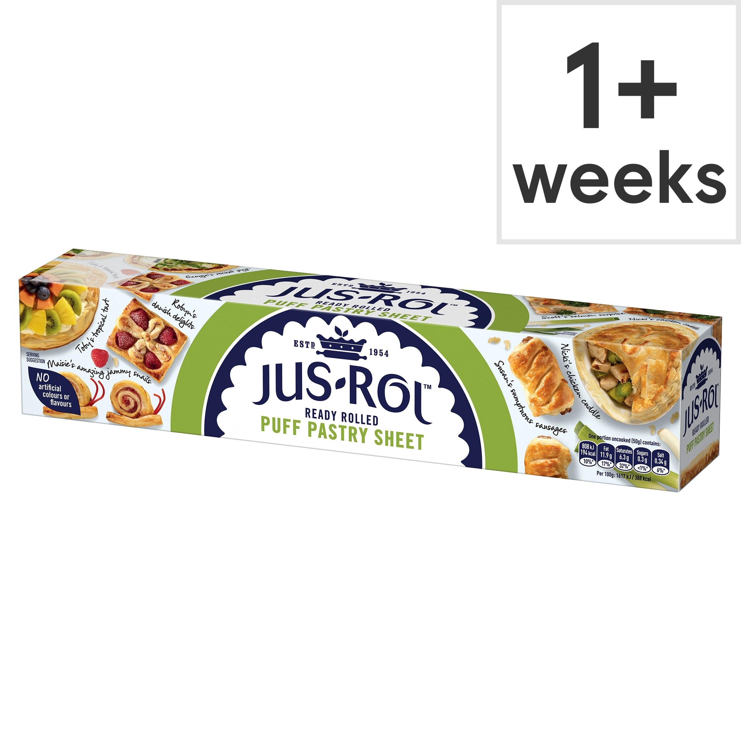 Jus-Rol Puff Pastry Ready Rolled Sheet