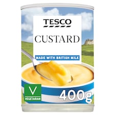 Tesco Ready To Serve Custard 400G