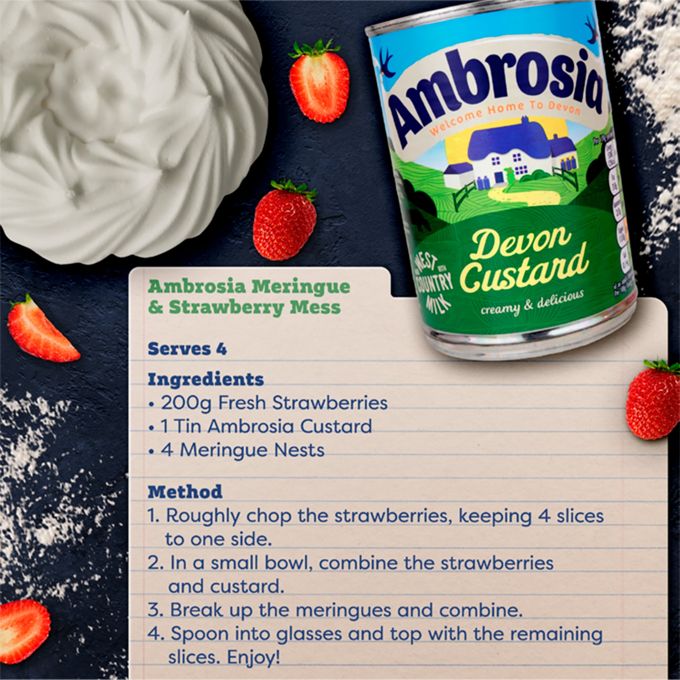 Ambrosia Devon Custard 400G thumbnail 3