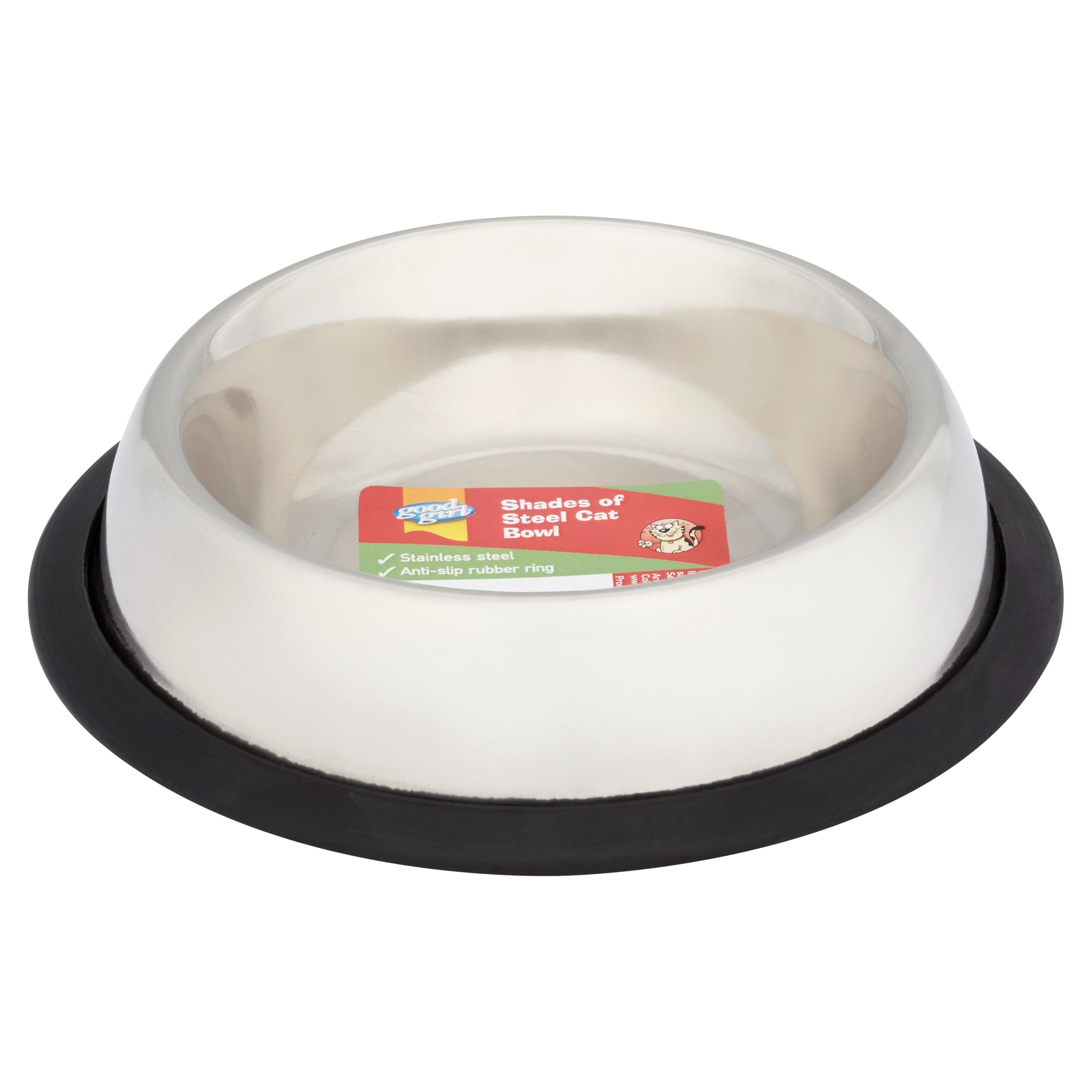 Good Girl Non Slip Cat Bowl - Shades of Steel