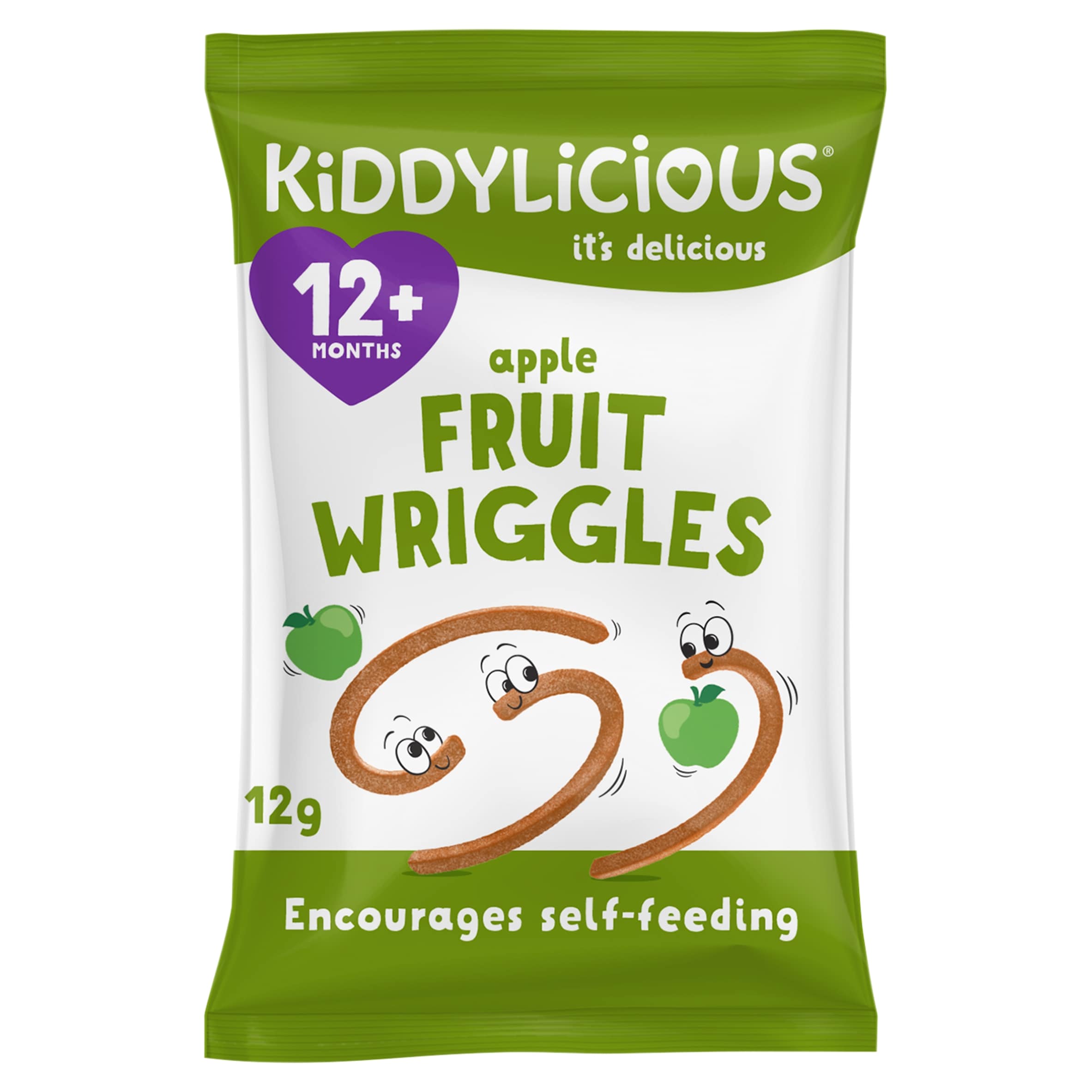 Kiddylicious Apple Wriggles Baby Snacks