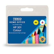 Tesco HP301 Remanufactured Colour Printer Ink Cartridge