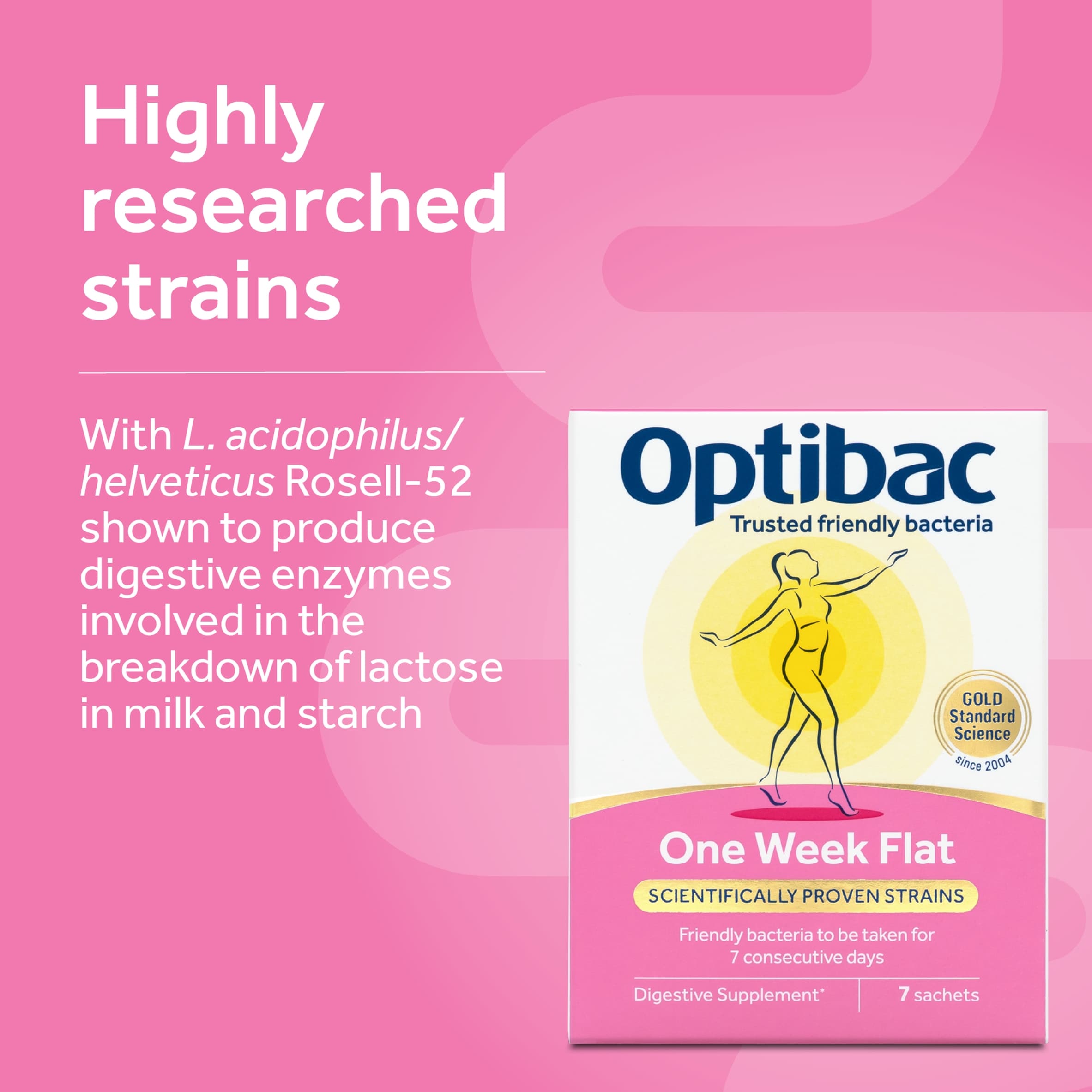 Optibac Probiotics One Week Flat - 7 Sachets thumbnail 3