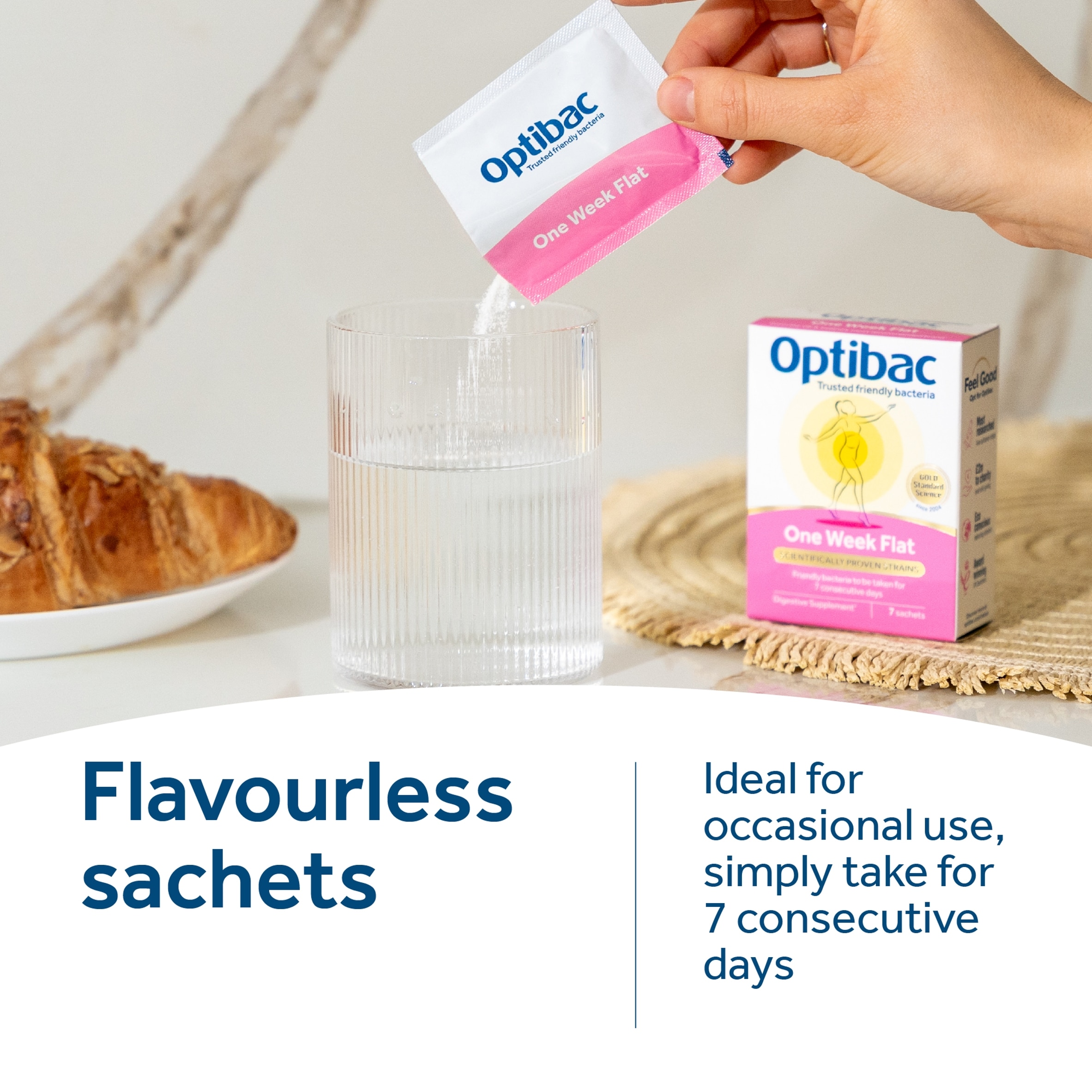 Optibac Probiotics One Week Flat - 7 Sachets thumbnail 4