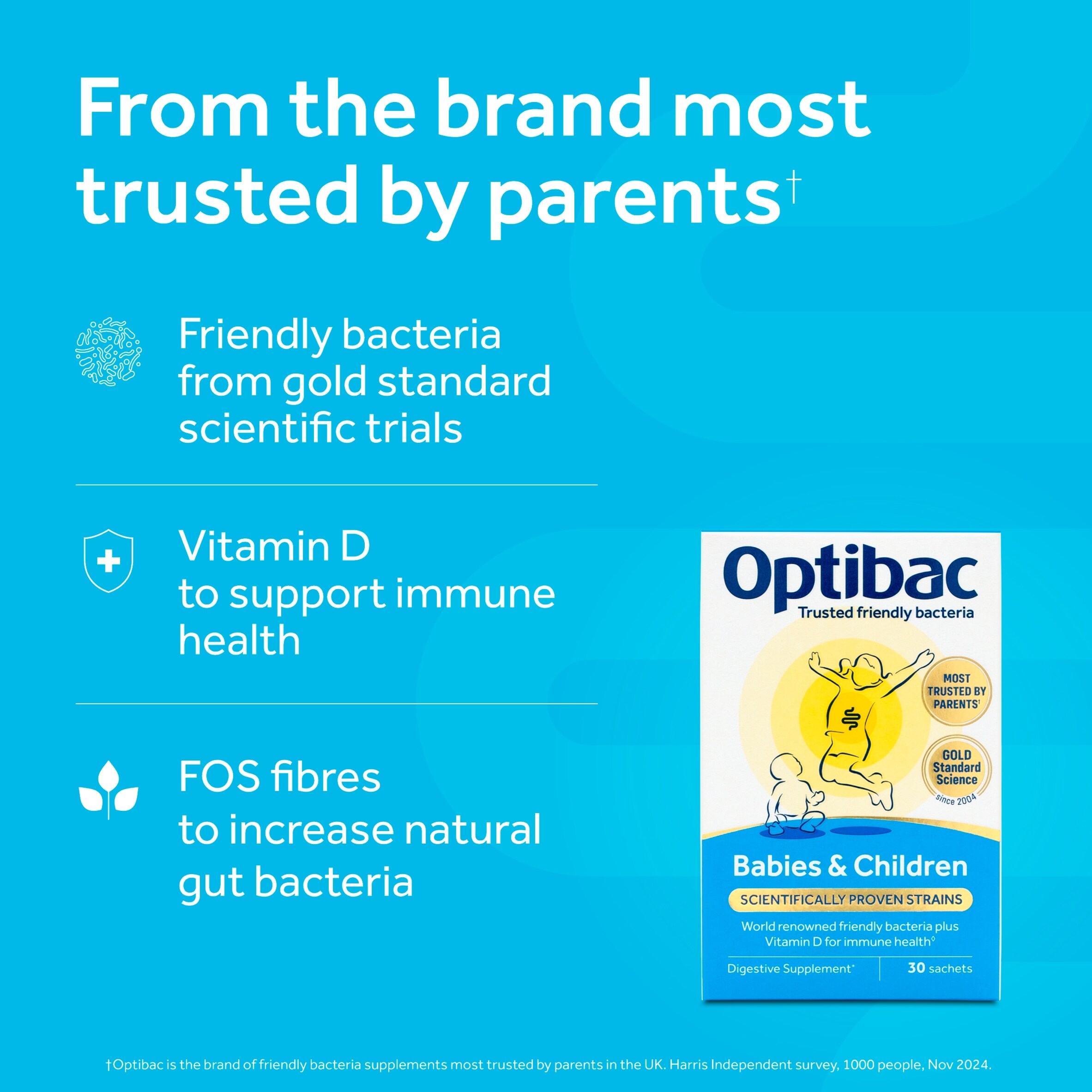 Optibac Probiotics Babies & Children - 10 Sachets thumbnail 3