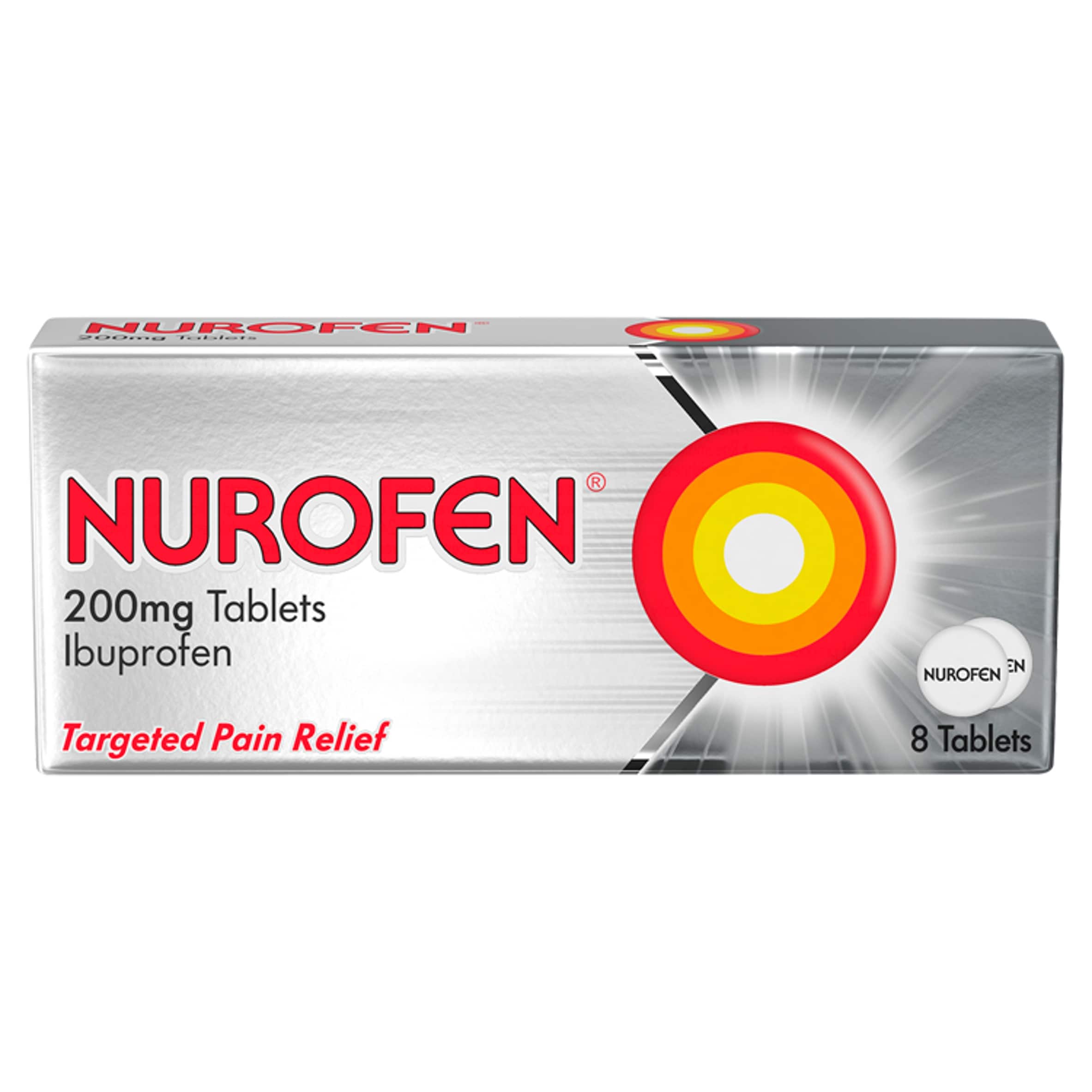 Nurofen Targeted Pain Relief Ibuprofen 200mg Tablets 8s