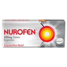 Nurofen Targeted Pain Relief Ibuprofen 200mg Tablets 8s