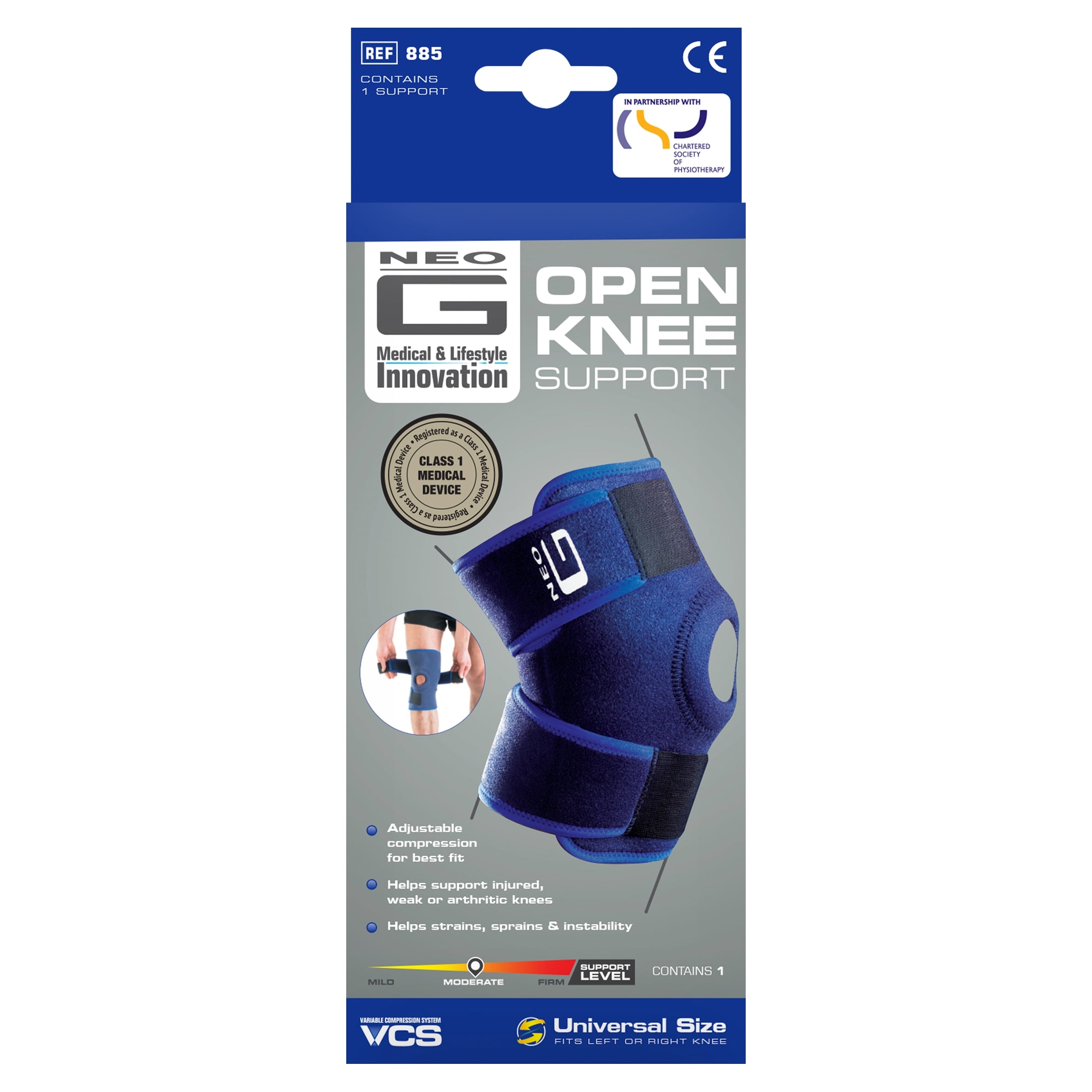 Neo G Open Knee Support - Universal Size
