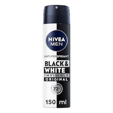 NIVEA MEN Black & White Original Anti-Perspirant Deodorant Spray 150ml