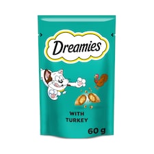 Dreamies Cat Treat Biscuits with Turkey 60g