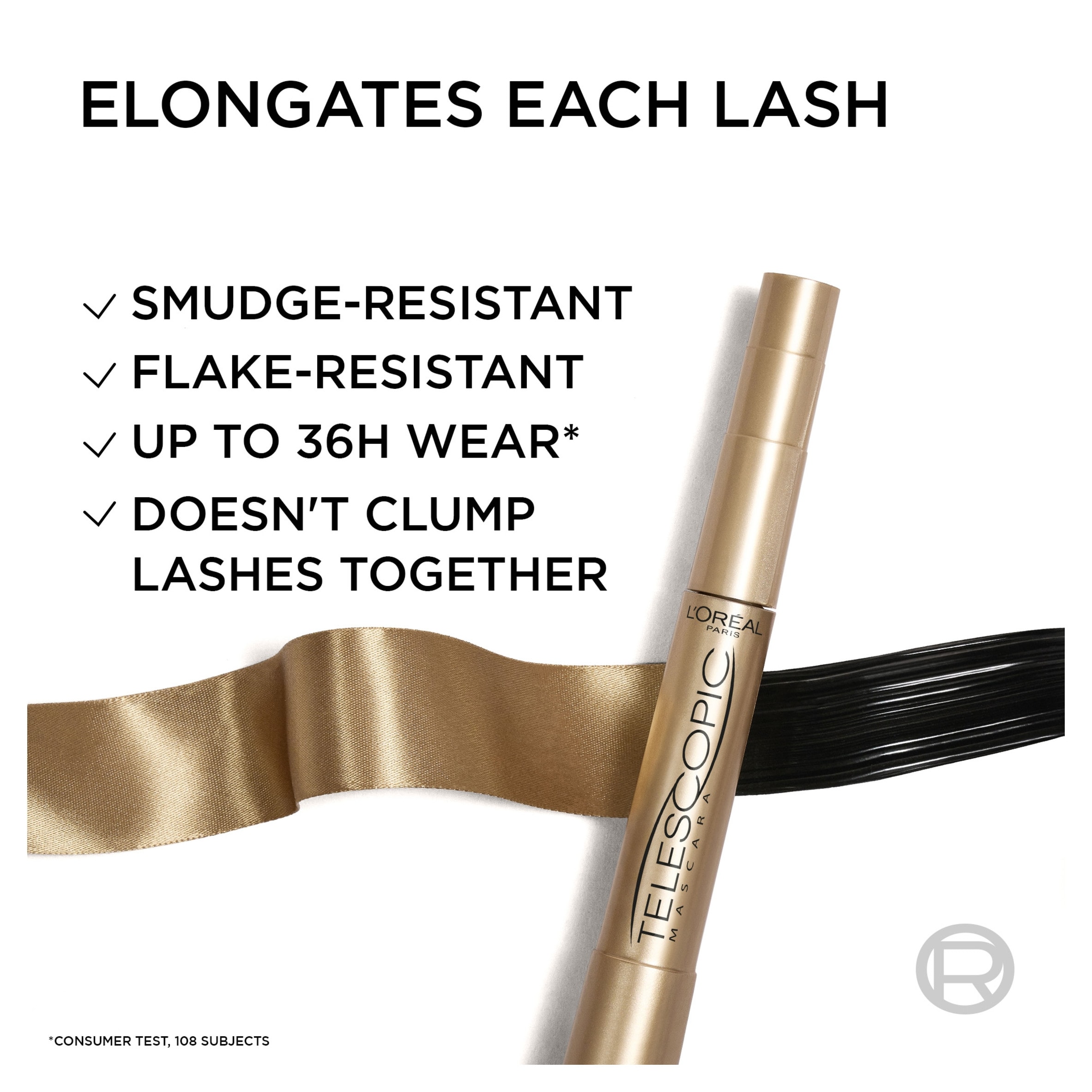 L'Oreal Paris False Lash Telesccopic Mascara Black 8ml thumbnail 3