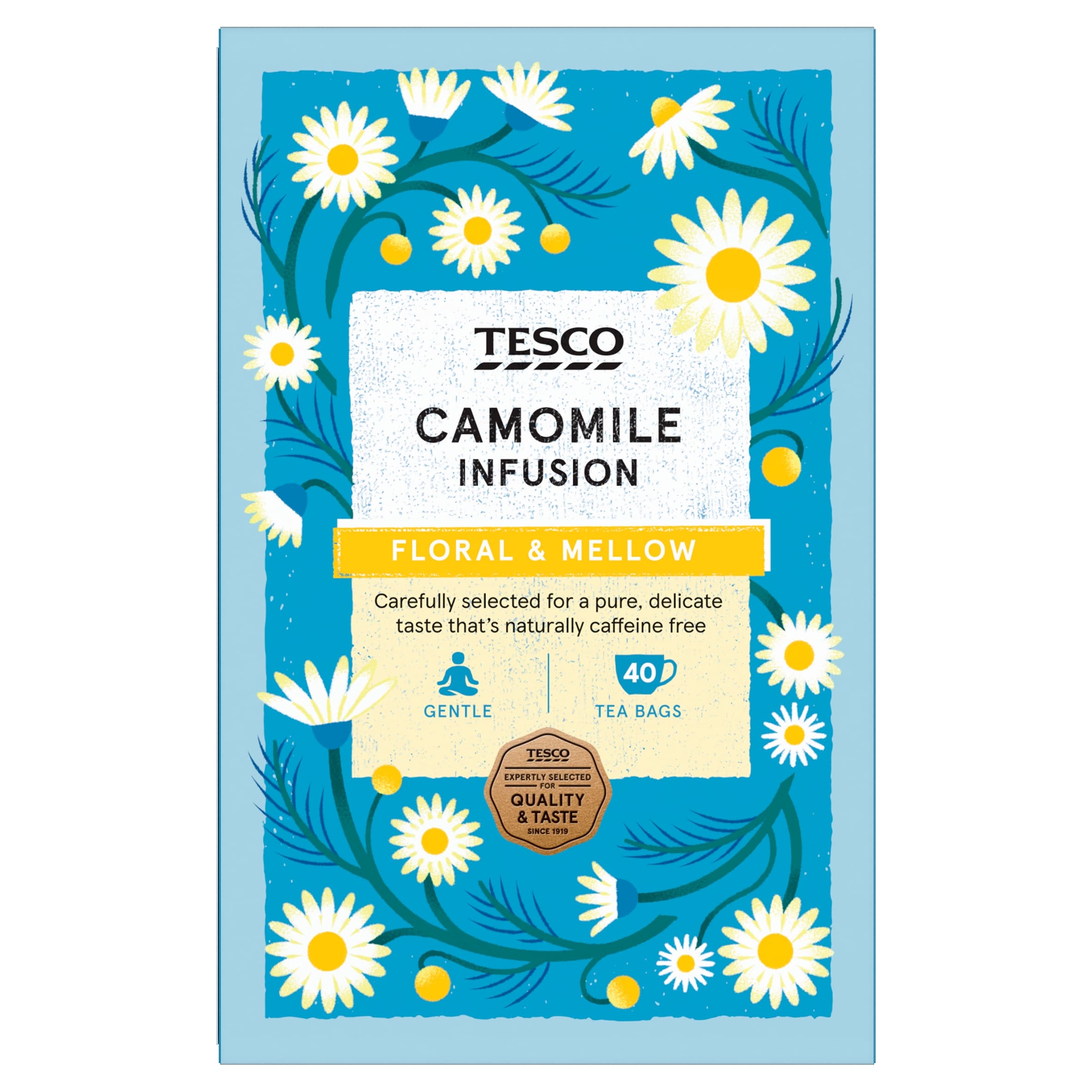 Tesco Camomile Infusion 40 Bags 60G