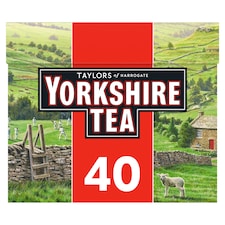Yorkshire 40 Tea Bags 125G