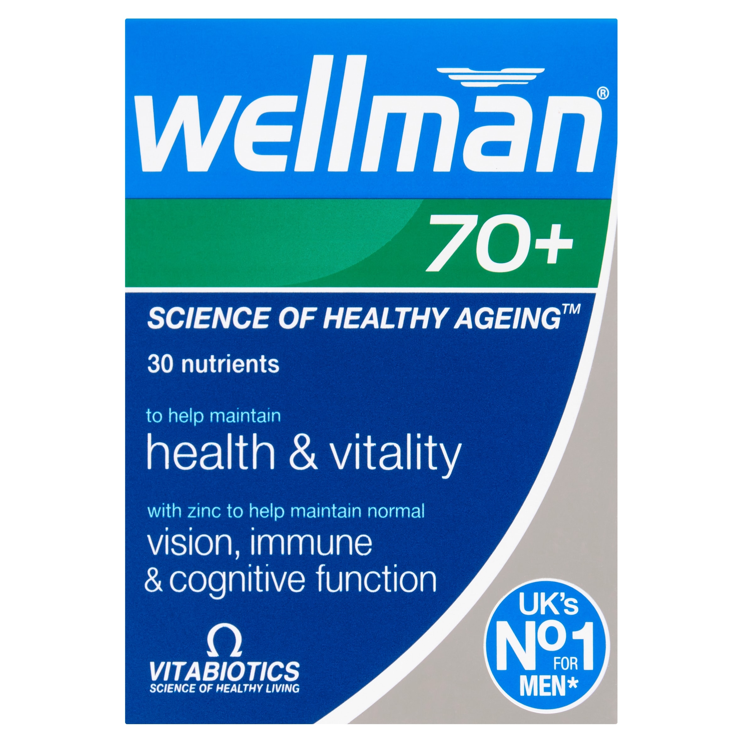 Vitabiotics Wellman 70+ Tablets