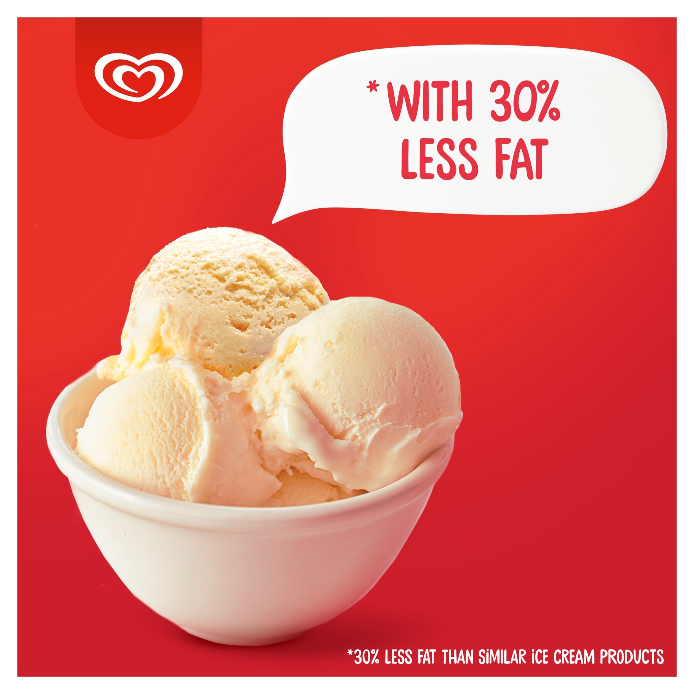 Walls Soft Scoop Vanilla Light Ice Cream Tub 1800ml thumbnail 5
