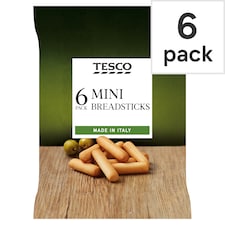 Tesco Mini Breadsticks 6 Pack 120g