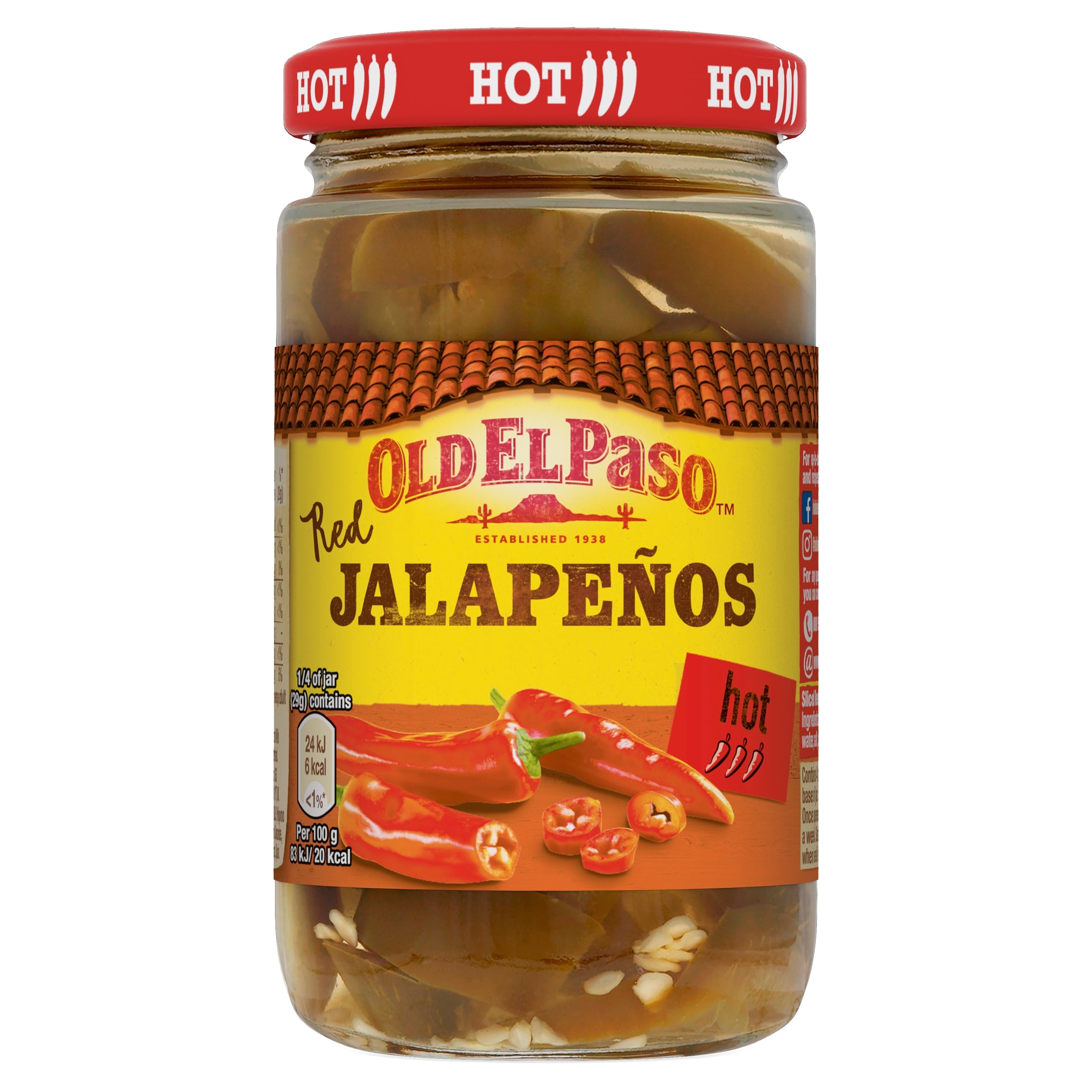 Old El Paso Sliced Red Jalapenos
