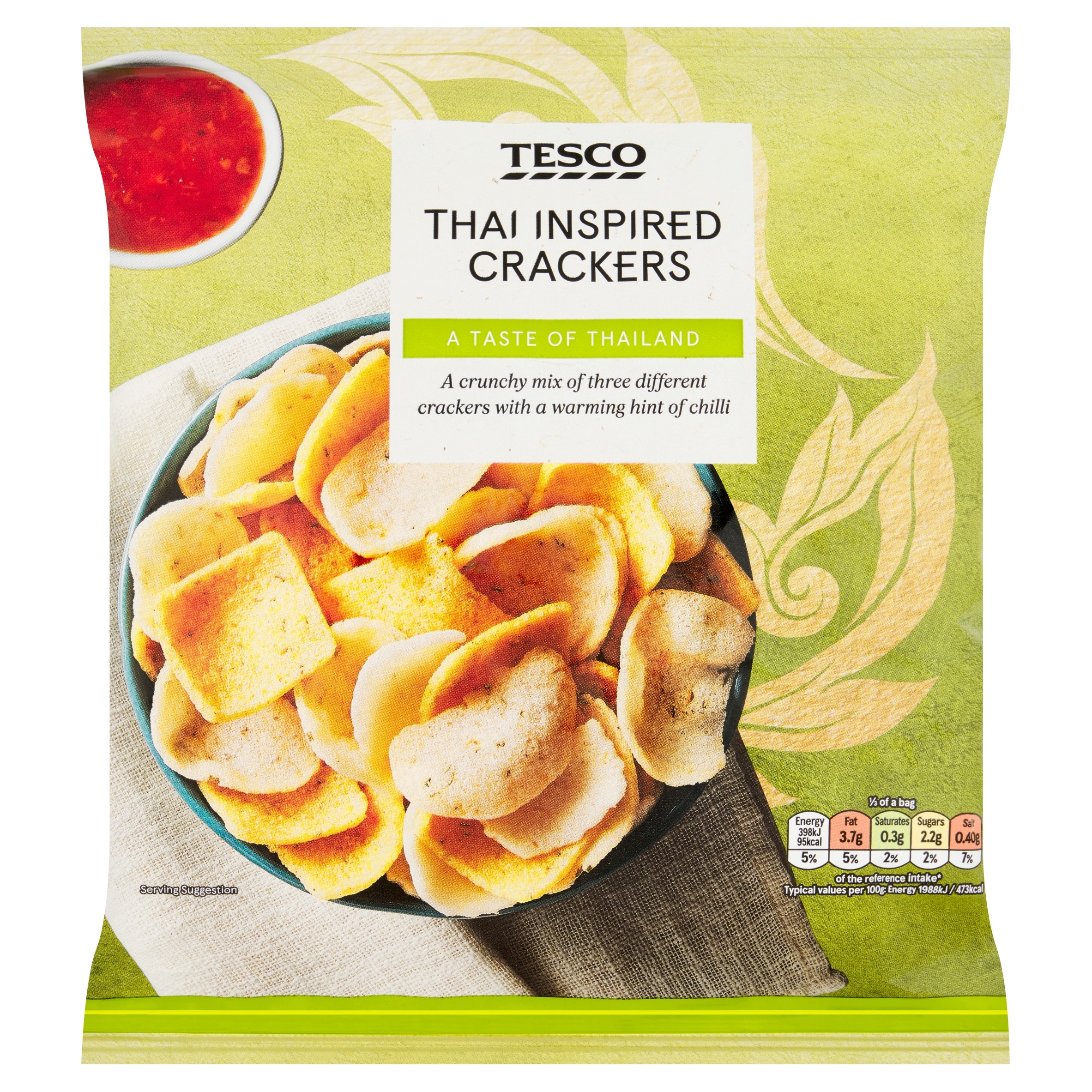 Tesco Thai Inspired Crackers 60G