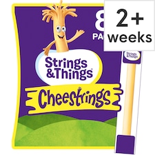 Cheestrings Original 8Pk Cheese Snacks 160G