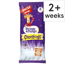 Cheestrings Original Cheese Snacks 4 Pack 80G