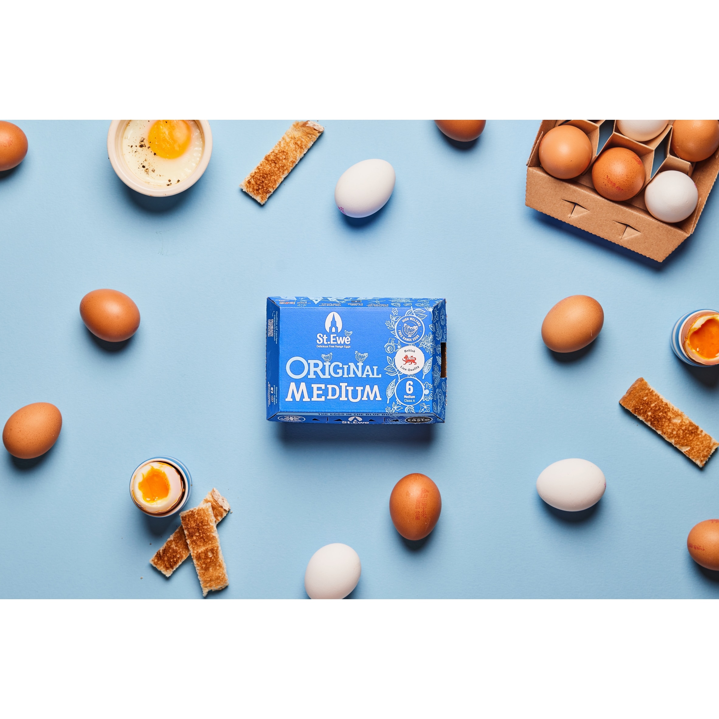 St. Ewe Original Free Range Eggs Medium 6 Pack thumbnail 5