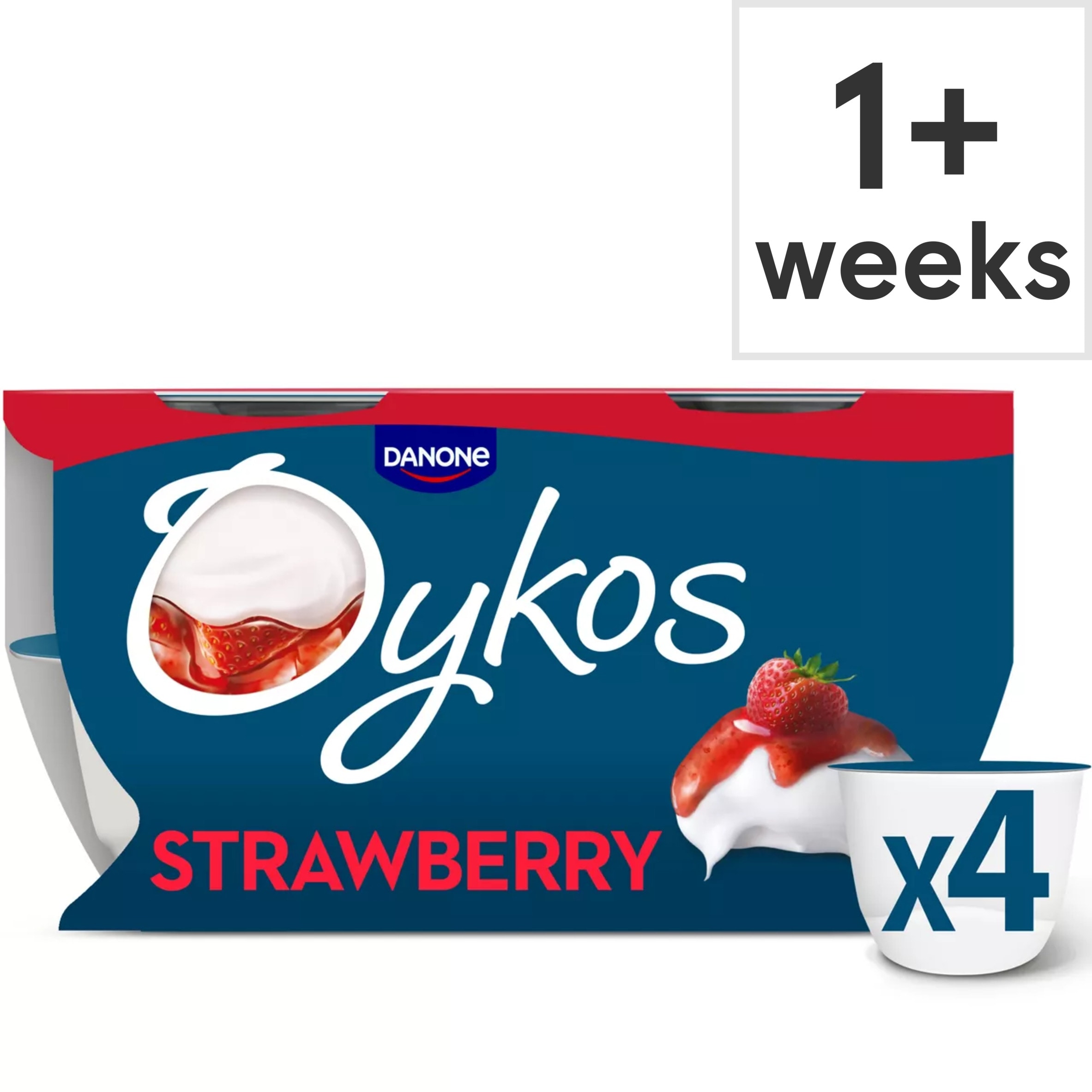 Oykos Strawberry Luxury Greek Style Yoghurt
