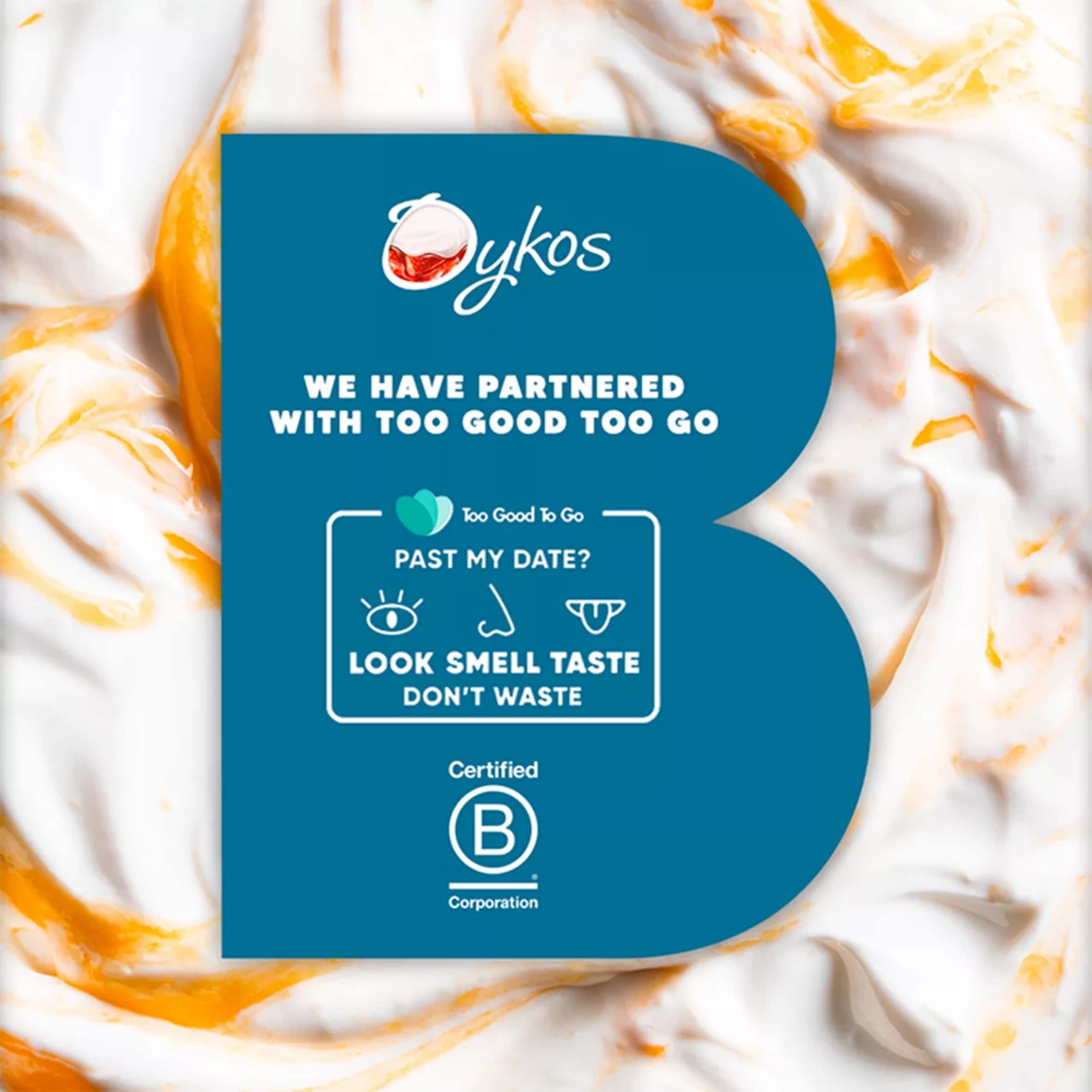 Oykos Strawberry Luxury Greek Style Yoghurt Dessert 4x110g thumbnail 5