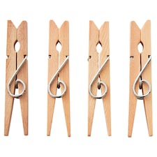 Tesco Wooden Storm Pegs 24 Pack