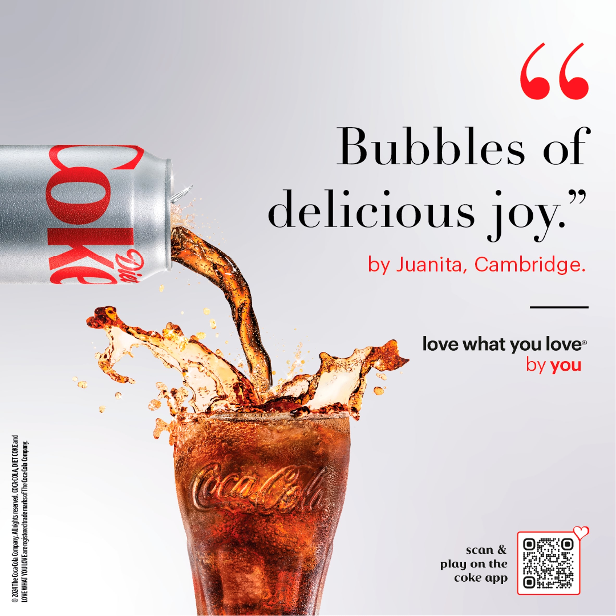 Diet Coke Soft Drink Cans 24 x 330 mL thumbnail 2