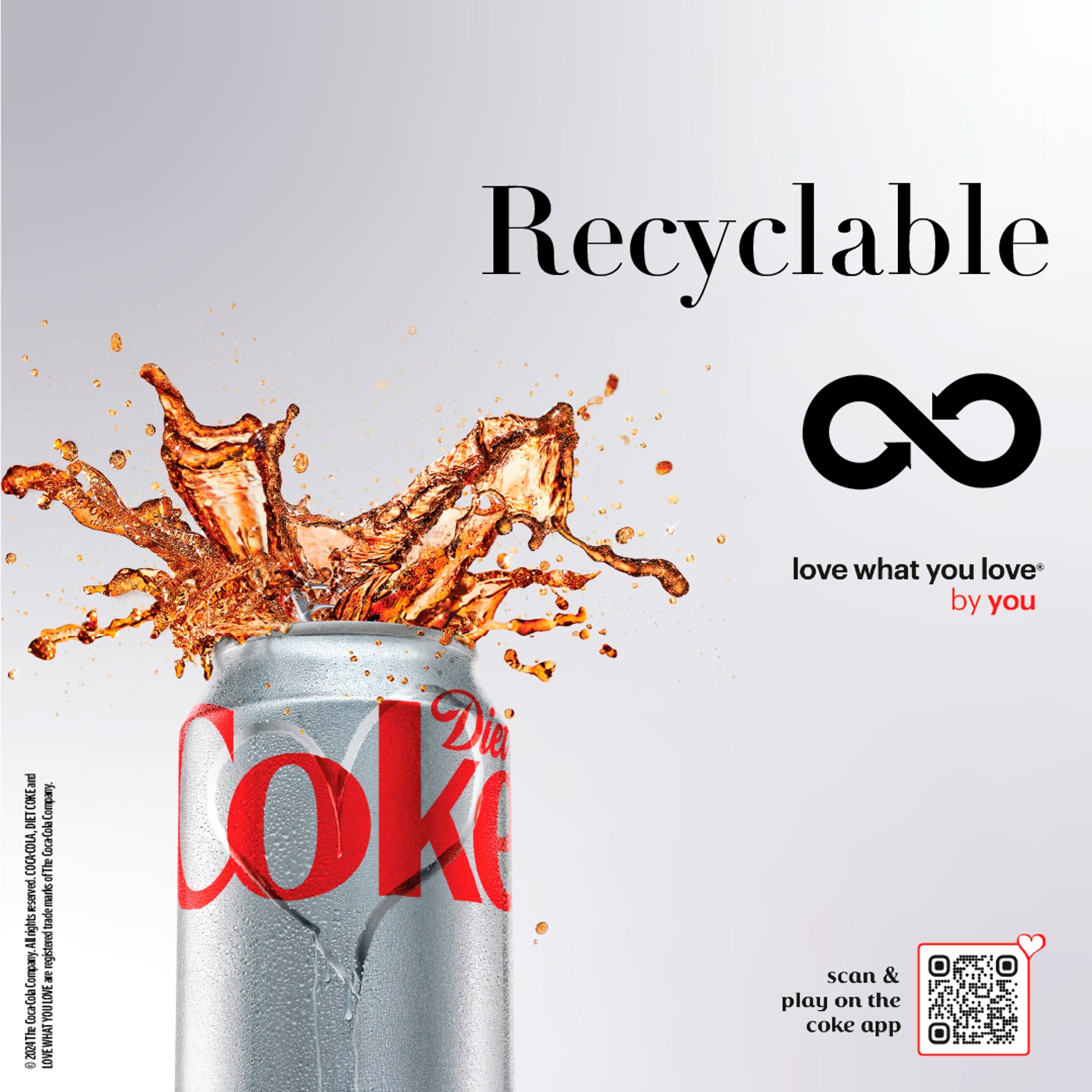 Diet Coke Soft Drink Cans 24 x 330 mL thumbnail 4