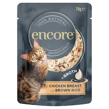 Encore Cat Food Chicken & Rice Pouch 70G