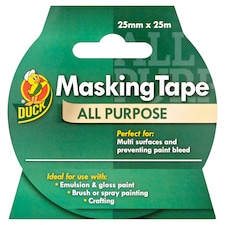 Duck All Purpose Masking Tape 25Mmx25m