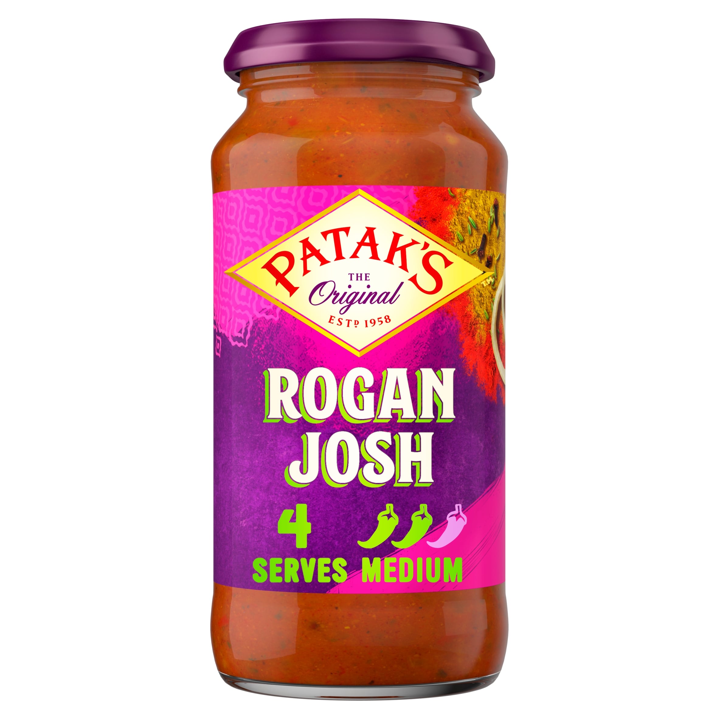 Patak's Rogan Josh Cooking Sauce - Medium 450g