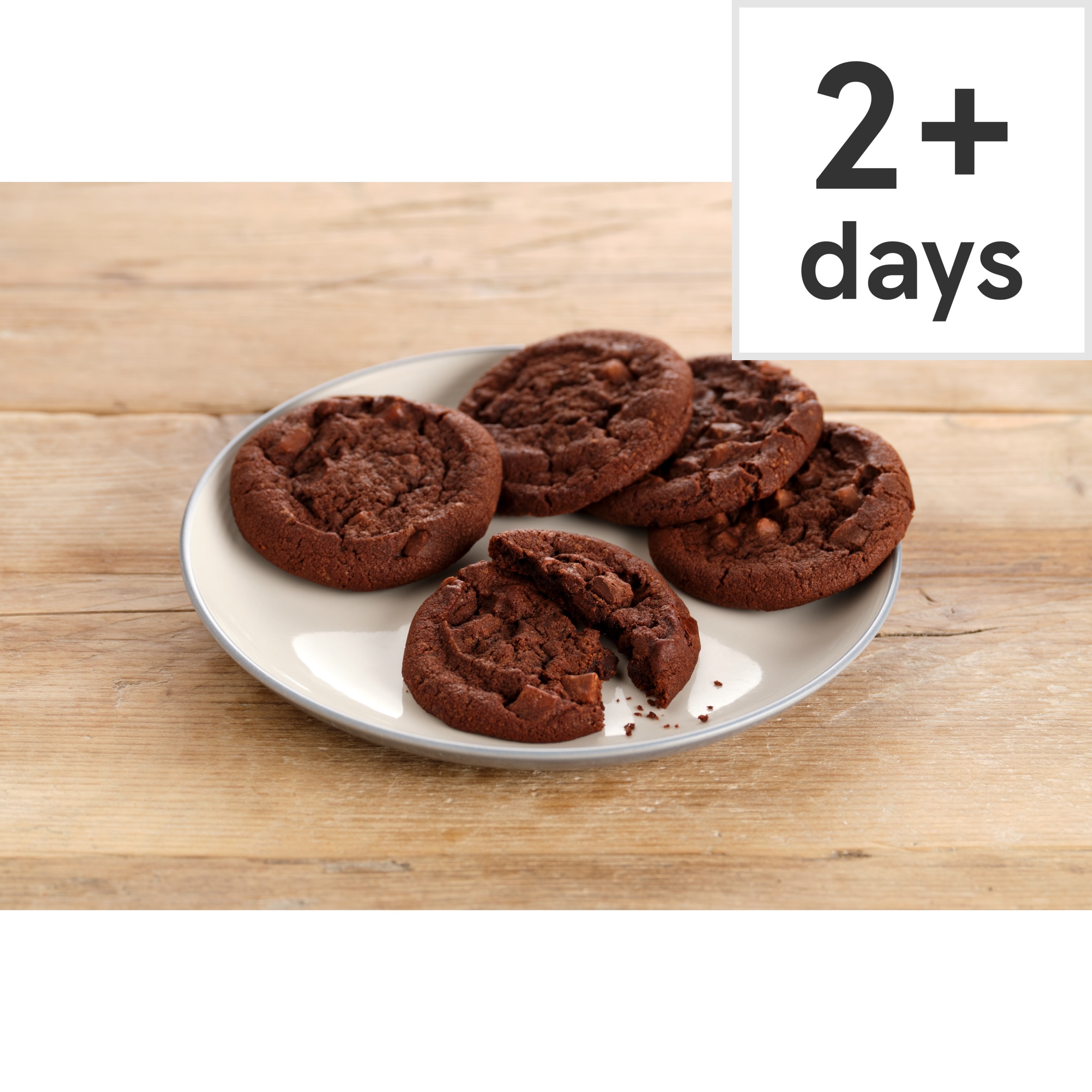 Tesco Double Chocolate Cookies 5 Pack
